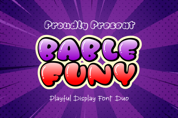 Bable Funy: A Playful Display Font for Branding with Personality