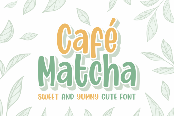 Cafe Matcha: A Sweet & Versatile Display Font for Web Design