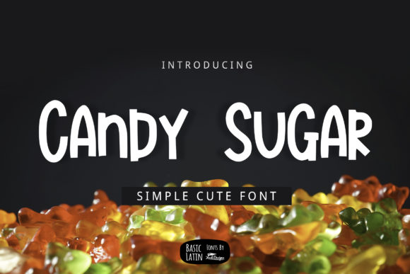 Candy Sugar: A Bold & Playful Display Font for Creative Branding