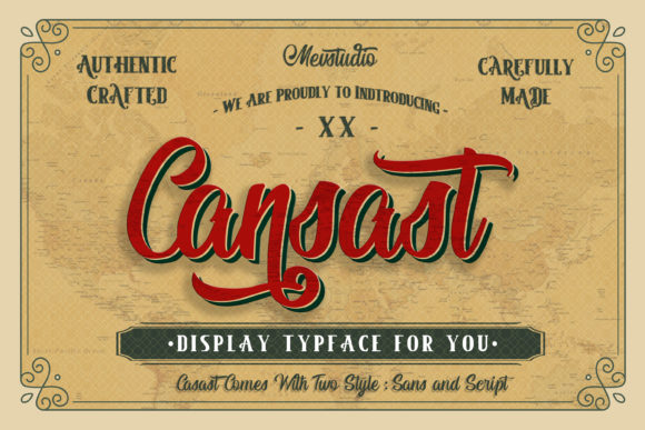 Cansast: A Nostalgic Display Font That Elevates Editorial Design
