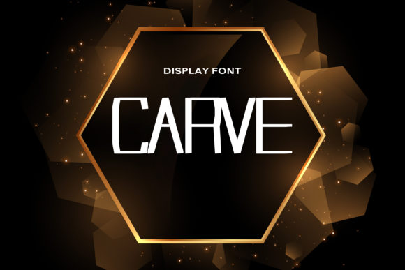 Carve: A Bold Display Font for Modern Web and Digital Design