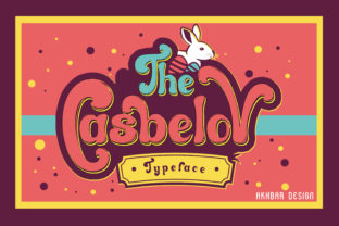 Casbelov: A Cheerful Display Font for Dynamic Editorial Design