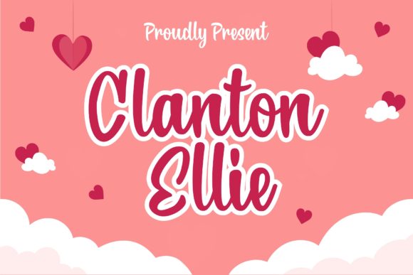 Clanton Ellie: A Festive Handwritten Font for Editorial Design and Digital Publishing