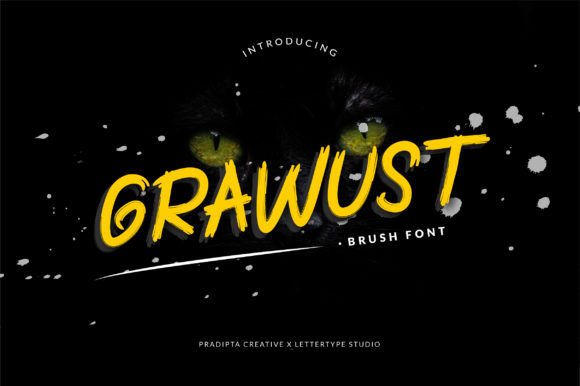 Grawust: A Fresh Display Font for Creative Editorial Design