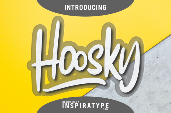 Hoosky: A Playful Display Font for Social Media and Campaign Graphics