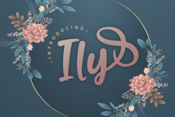 Ily: A Bold Handwritten Display Font for Impactful Marketing Visuals