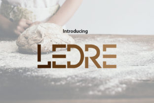 Ledre: A Modern Display Font for Professional Branding