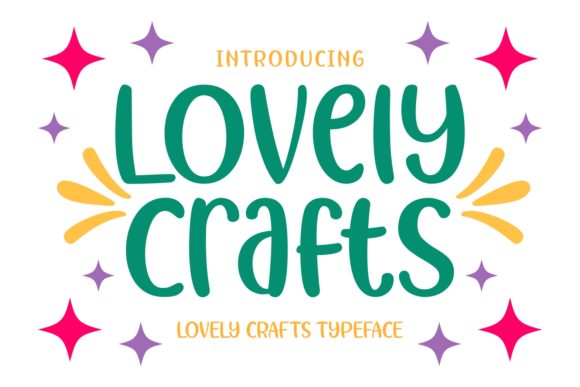 Lovely Crafts: A Playful Display Font for Engaging Digital Campaigns