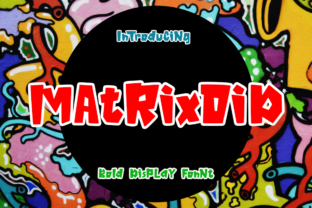 Matrixoid: A Bold Display Font for High-Impact Campaign Graphics