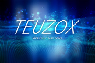 Teuzox: A Modern Display Font for Web Designers and Digital Brands