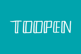 Toopen: A Doodle-Inspired Display Font That Elevates Brand Identity
