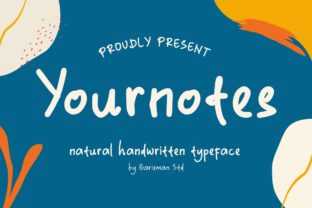 Yournotes: A Display Font for Elegant Editorial Design